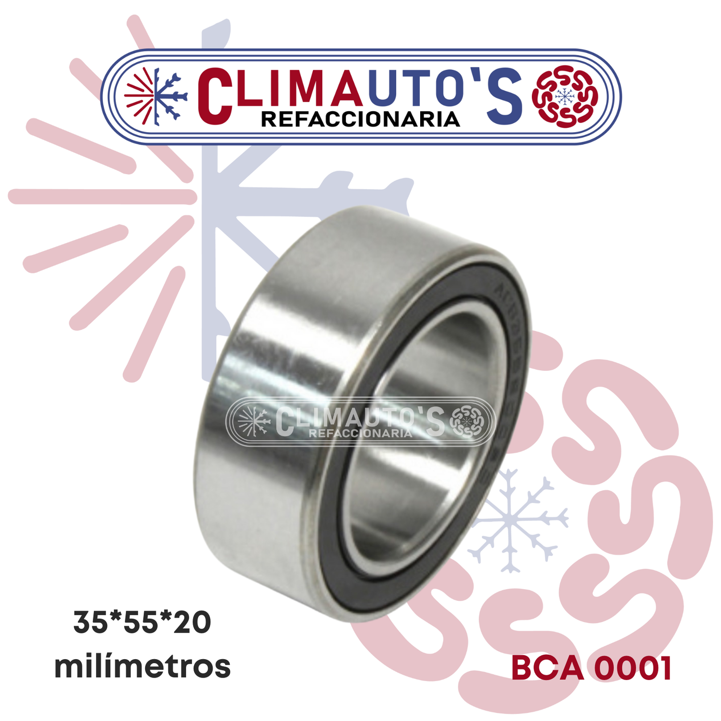 Balero Kiki, X-trail,Seltec, Sanden 709, Nissan, BH, Tama-Calsonic