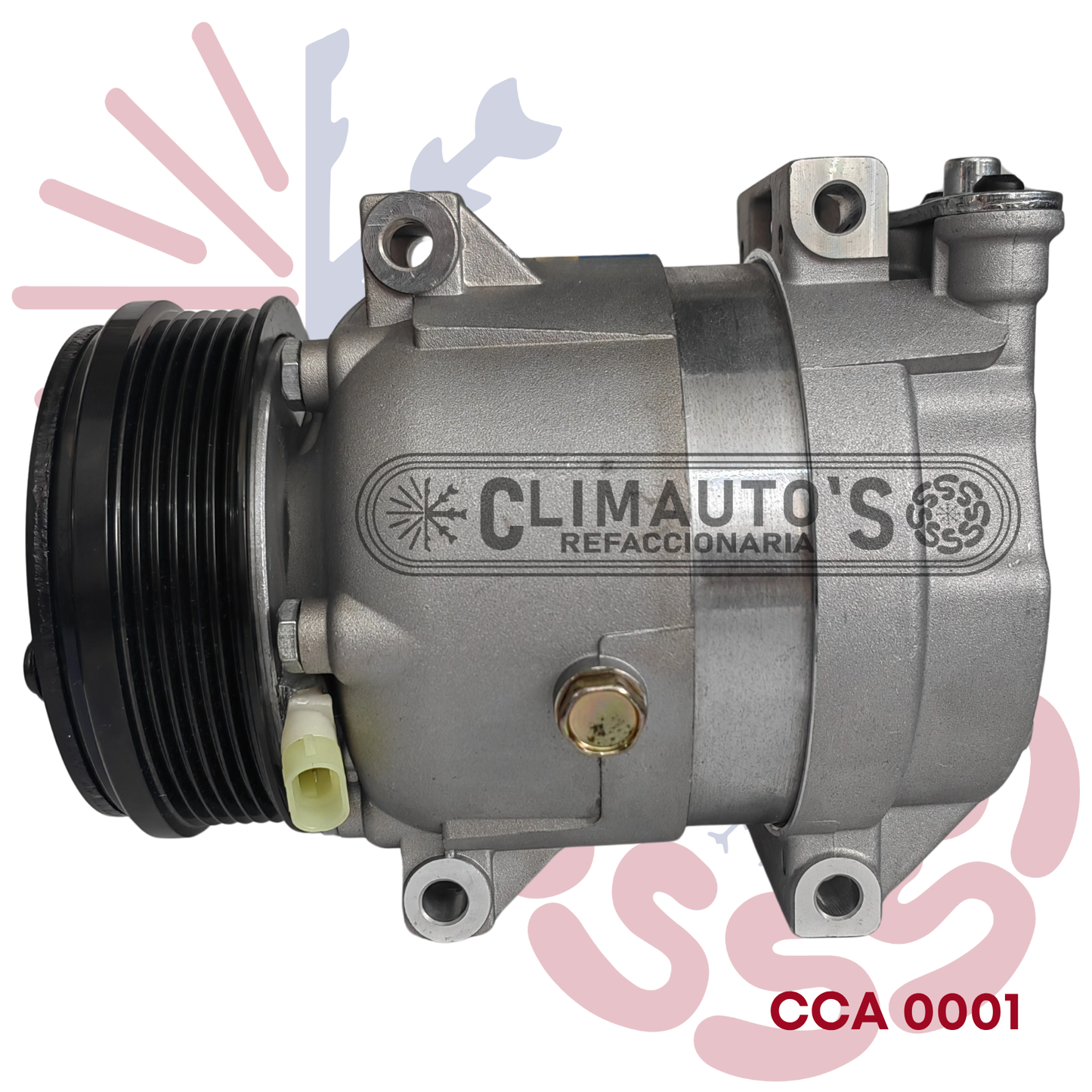 Compresor Chevrolet Aveo conexión Sealwasher Año 2013-2017