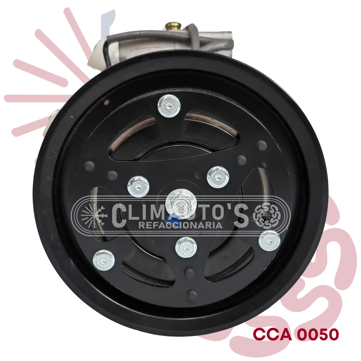 Compresor Toyota Hilux 7pk (Conexión lado derecho) Año 2012-2016