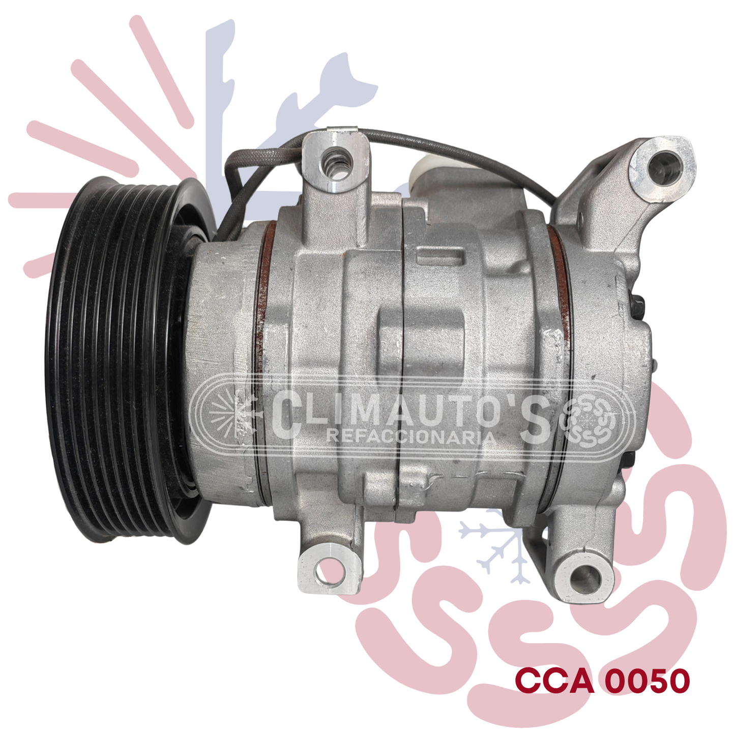 Compresor Toyota Hilux 7pk (Conexión lado derecho) Año 2012-2016