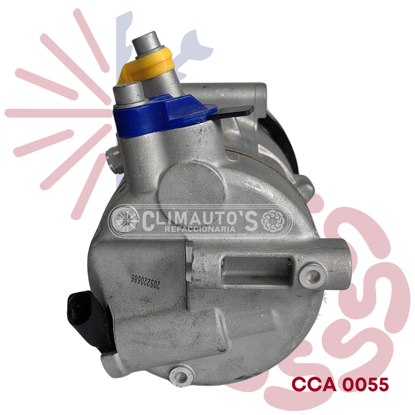 Compresor Volkswagen Jetta, Bora, Beetle, Golf, Passat (Doble Banda) Año 2005-2017
