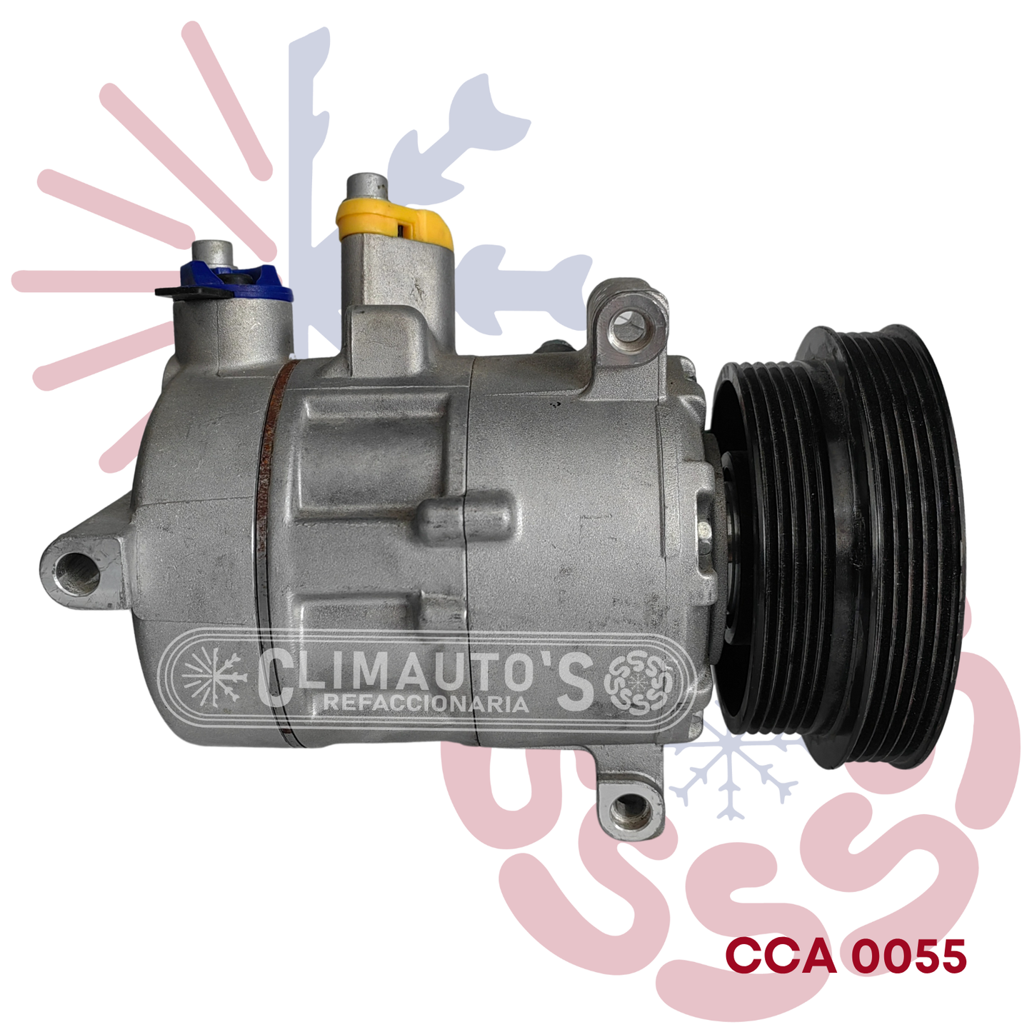 Compresor Volkswagen Jetta, Bora, Beetle, Golf, Passat (Doble Banda) Año 2005-2017