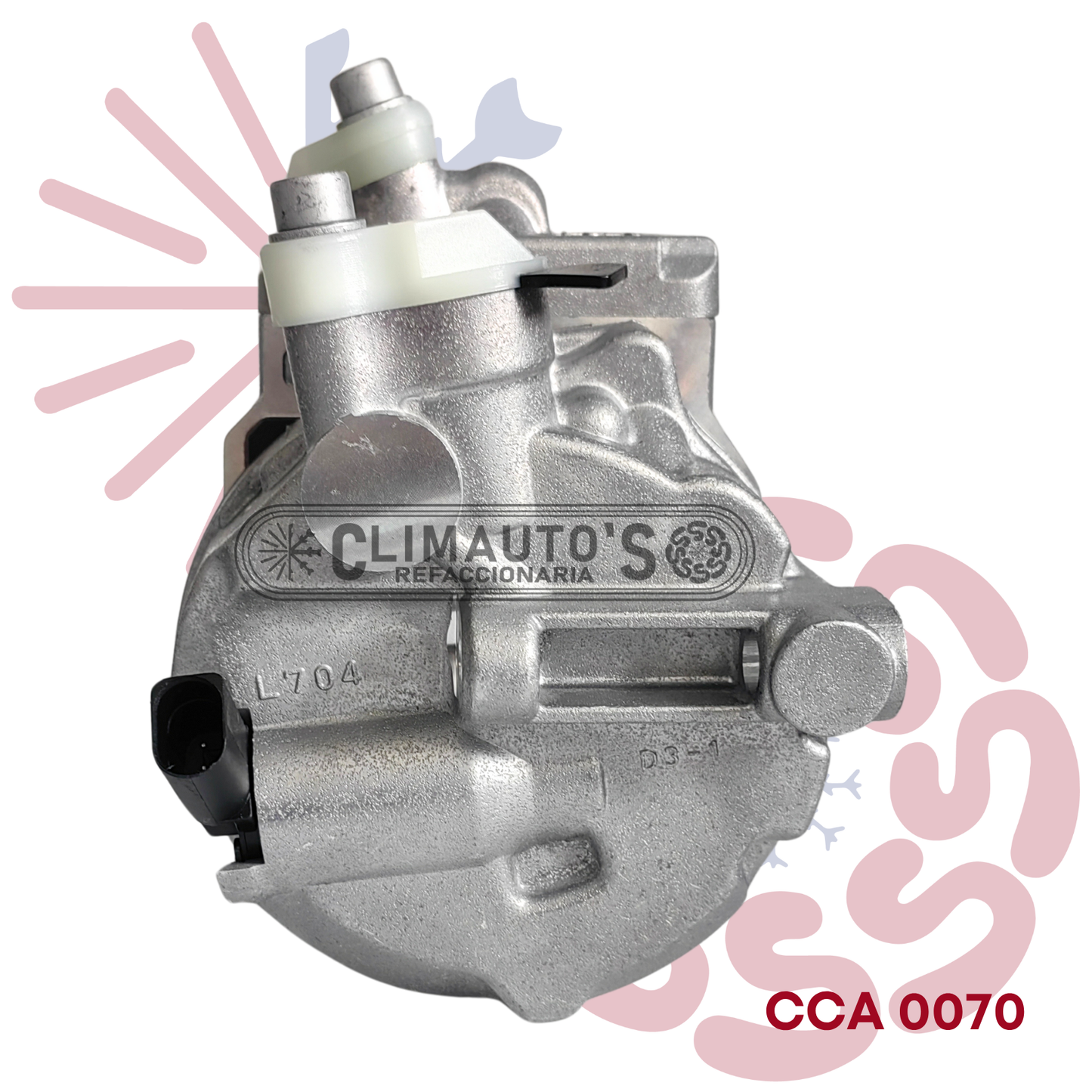 Compresor Volkswagen Jetta 2.0, Beetle, CC 2.0, Eos, Golf, GTI, Passat 1.8, Tiguan 2.0 / Audi A3 2.0