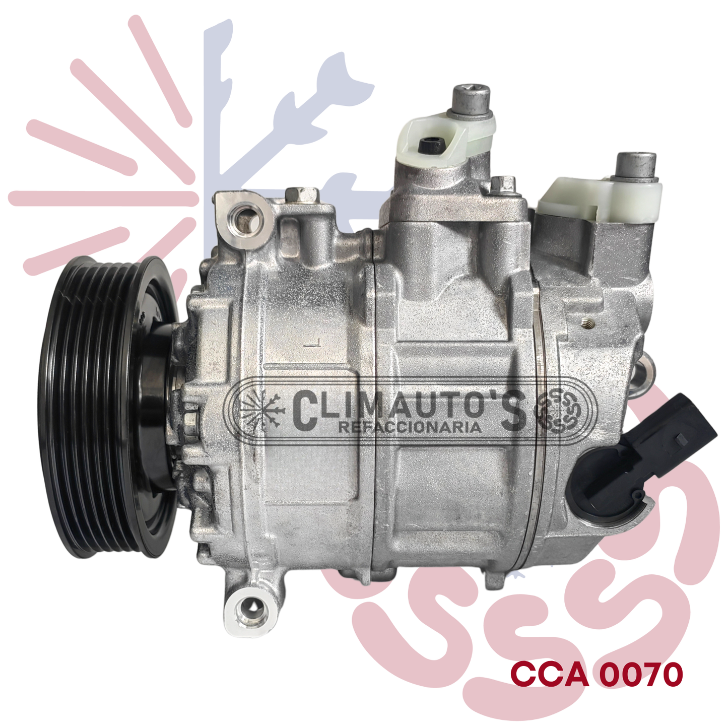 Compresor Volkswagen Jetta 2.0, Beetle, CC 2.0, Eos, Golf, GTI, Passat 1.8, Tiguan 2.0 / Audi A3 2.0