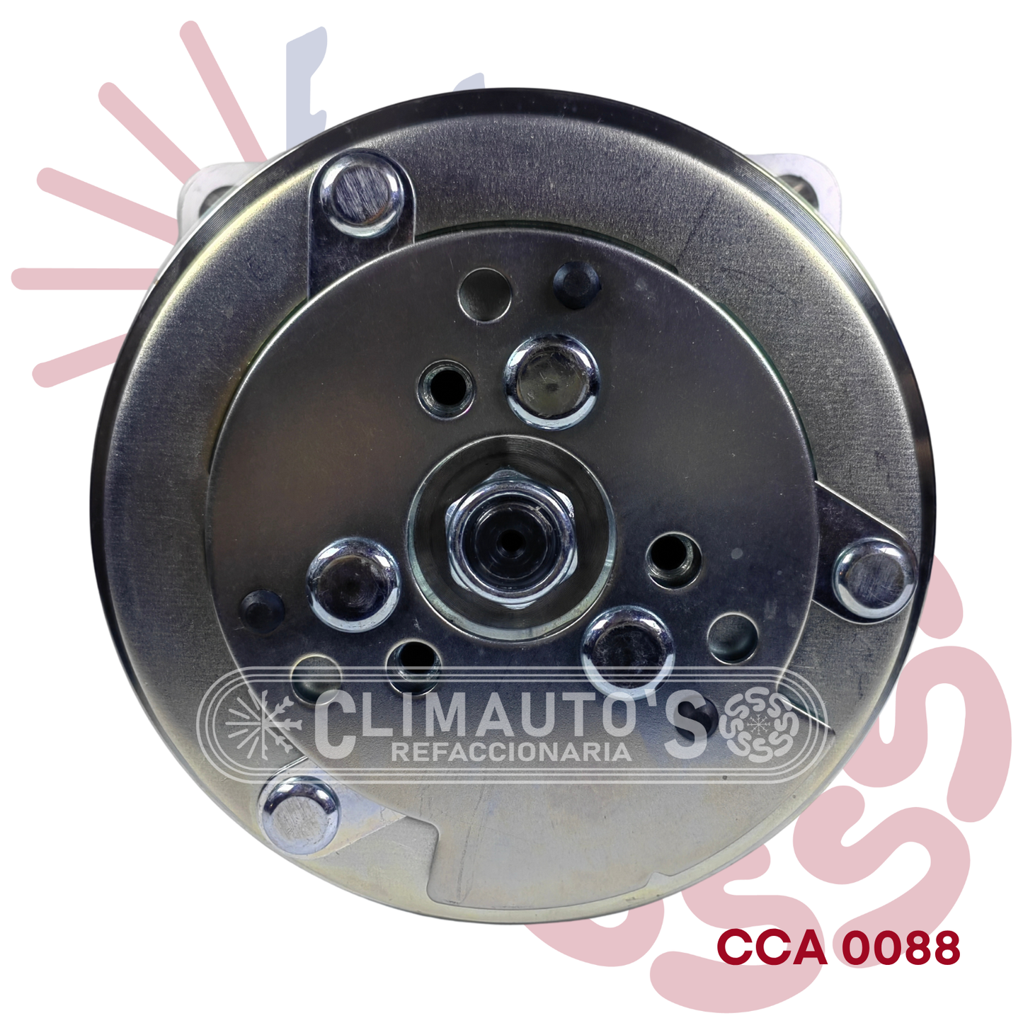 Compresor Sanden 508 std. Conexión de orring, Banda 2A