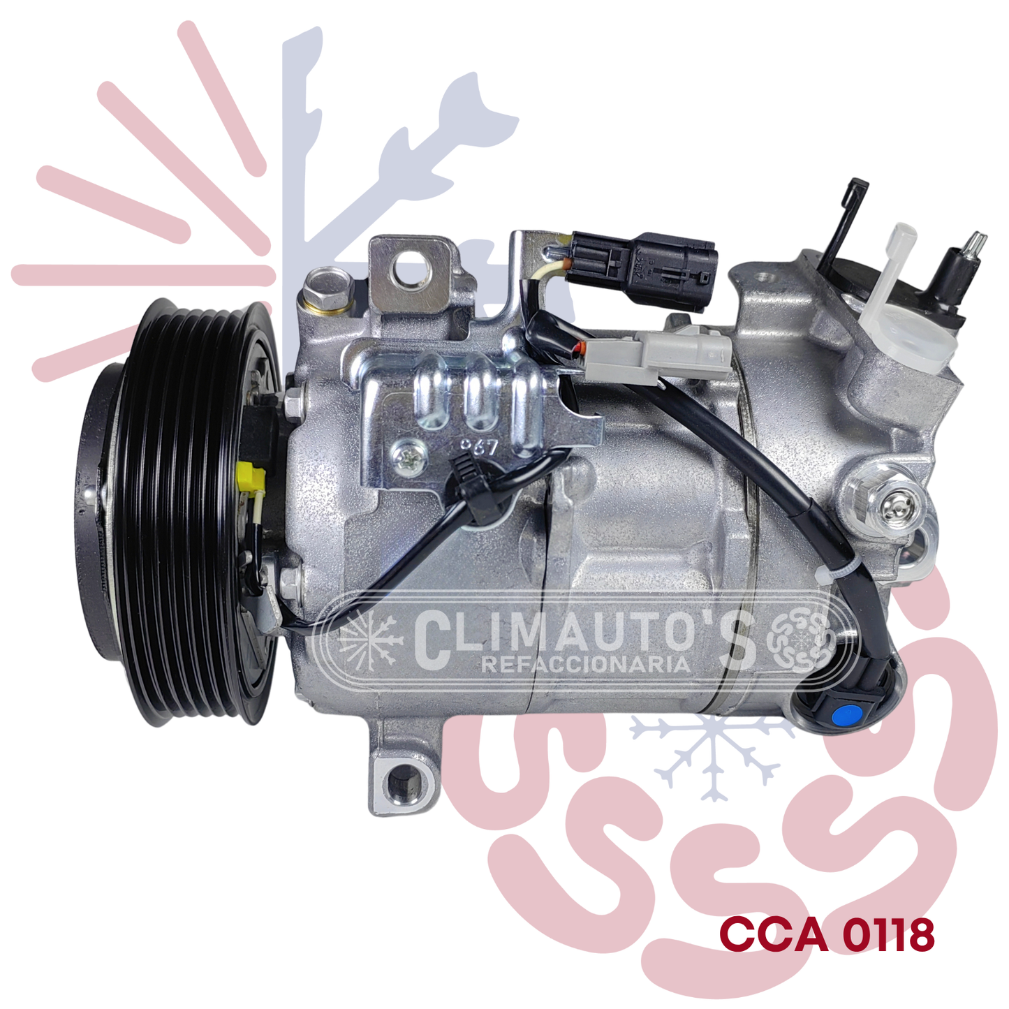 Compresor Nissan Sentra 1.8, 1.6 Año 2013-2019