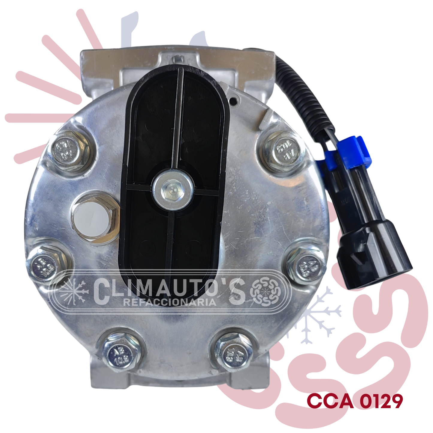 Compresor Sanden 709 Freightliner 12V 8PK