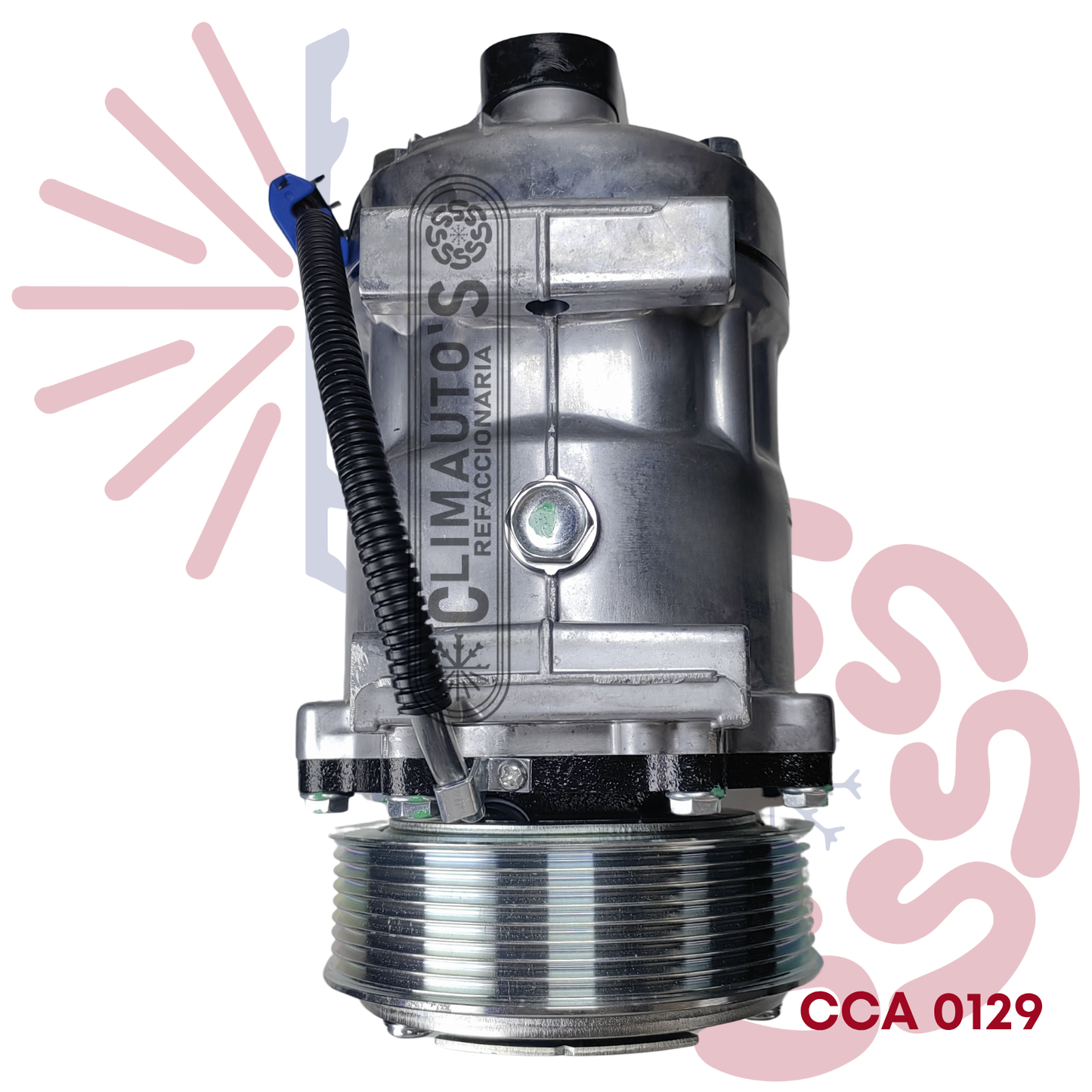 Compresor Sanden 709 Freightliner 12V 8PK