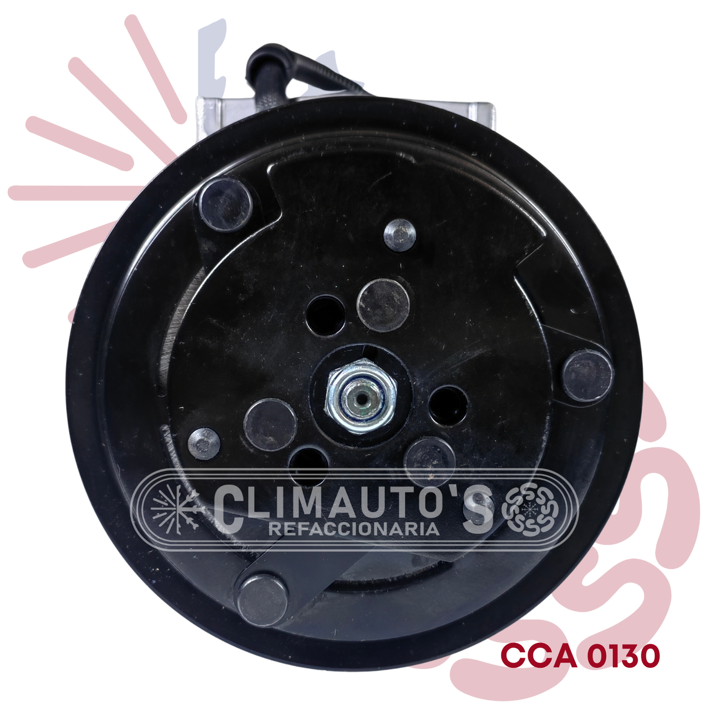 Compresor Sanden 709 SD7H15 12V 8PK 119mm (Toma vertical)