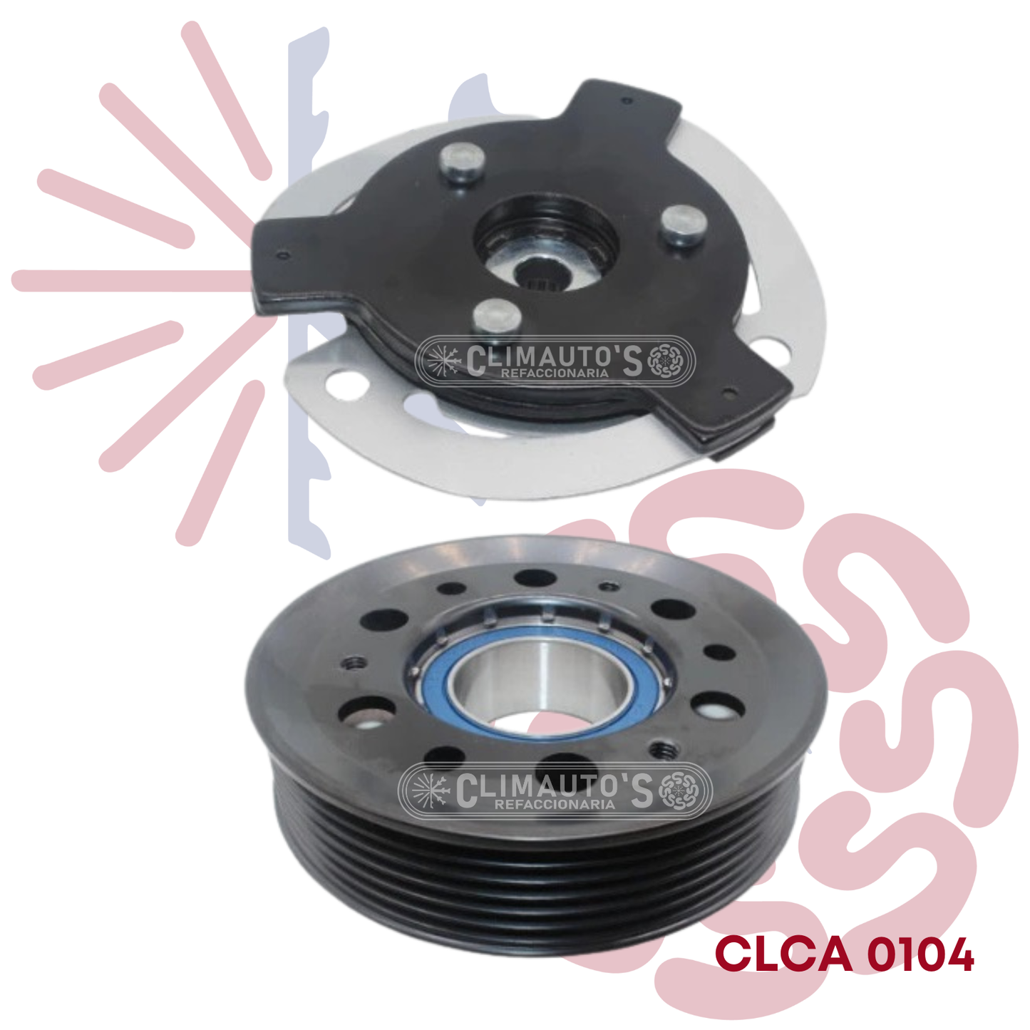 Clutch Volkswagen Jetta MK6, Bora 6pk polea sencilla