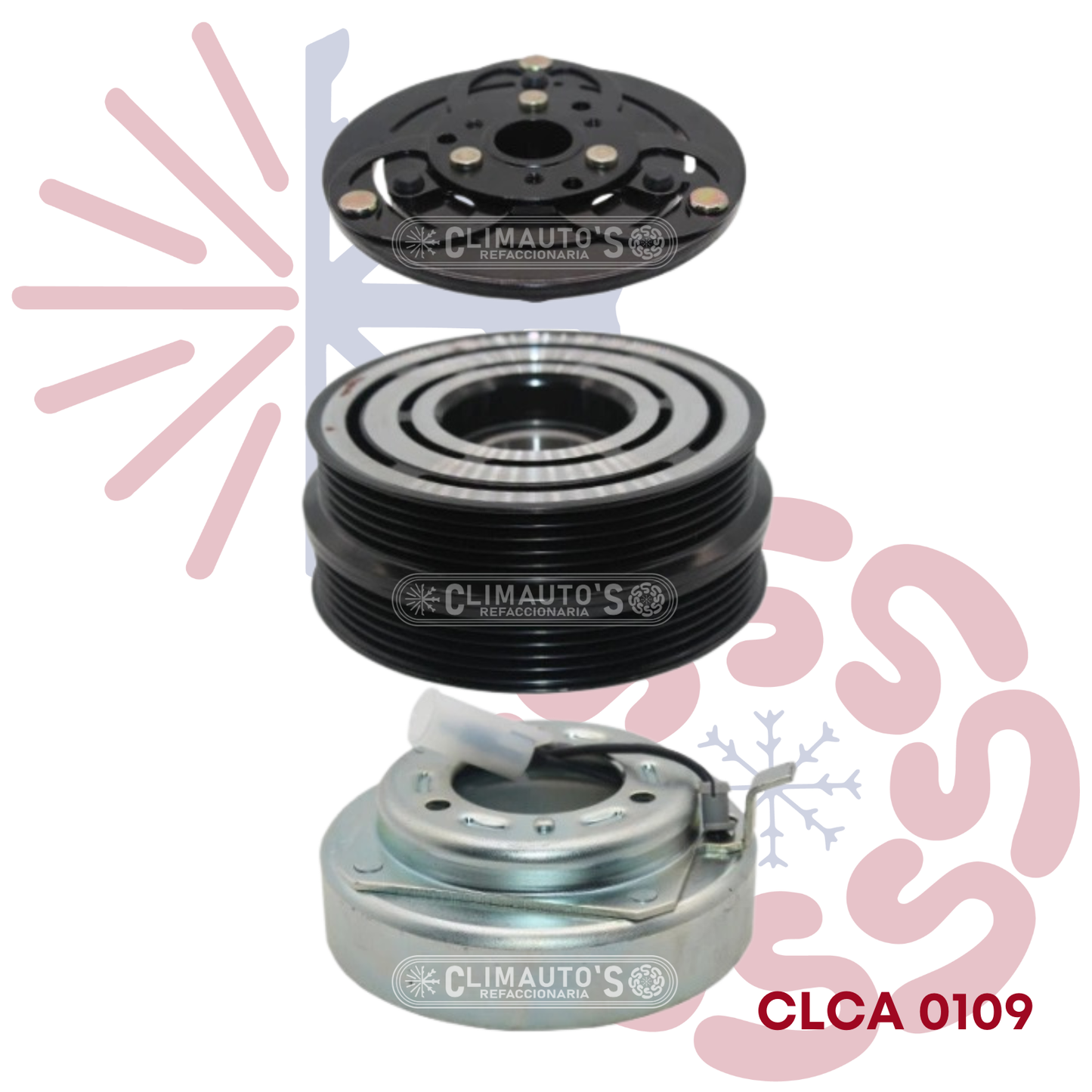 Clutch Volvo S40 10pk doble polea