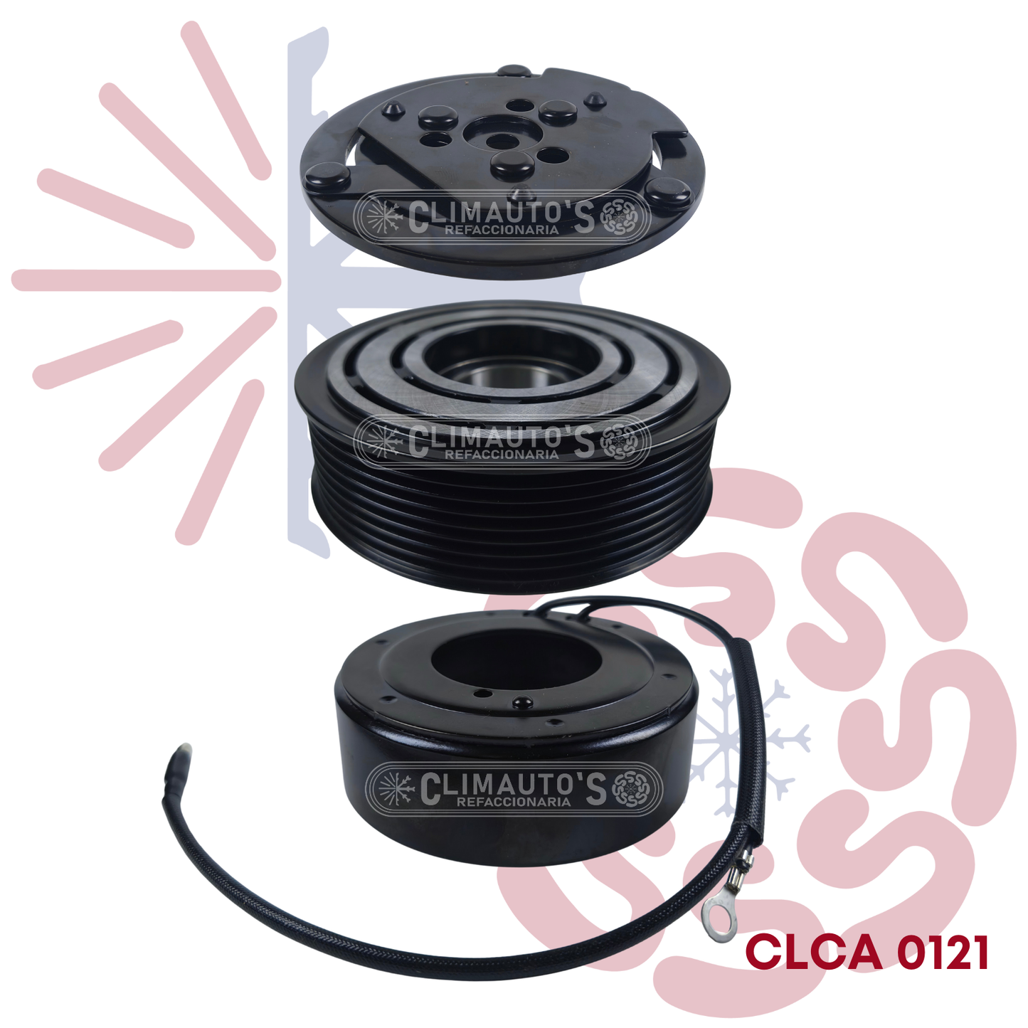 Clutch Sanden 709 (con cuña)