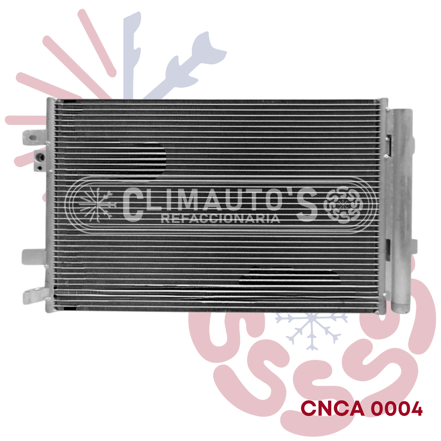 Condensador Chevrolet Aveo Conexion de orring interno 2017-2021