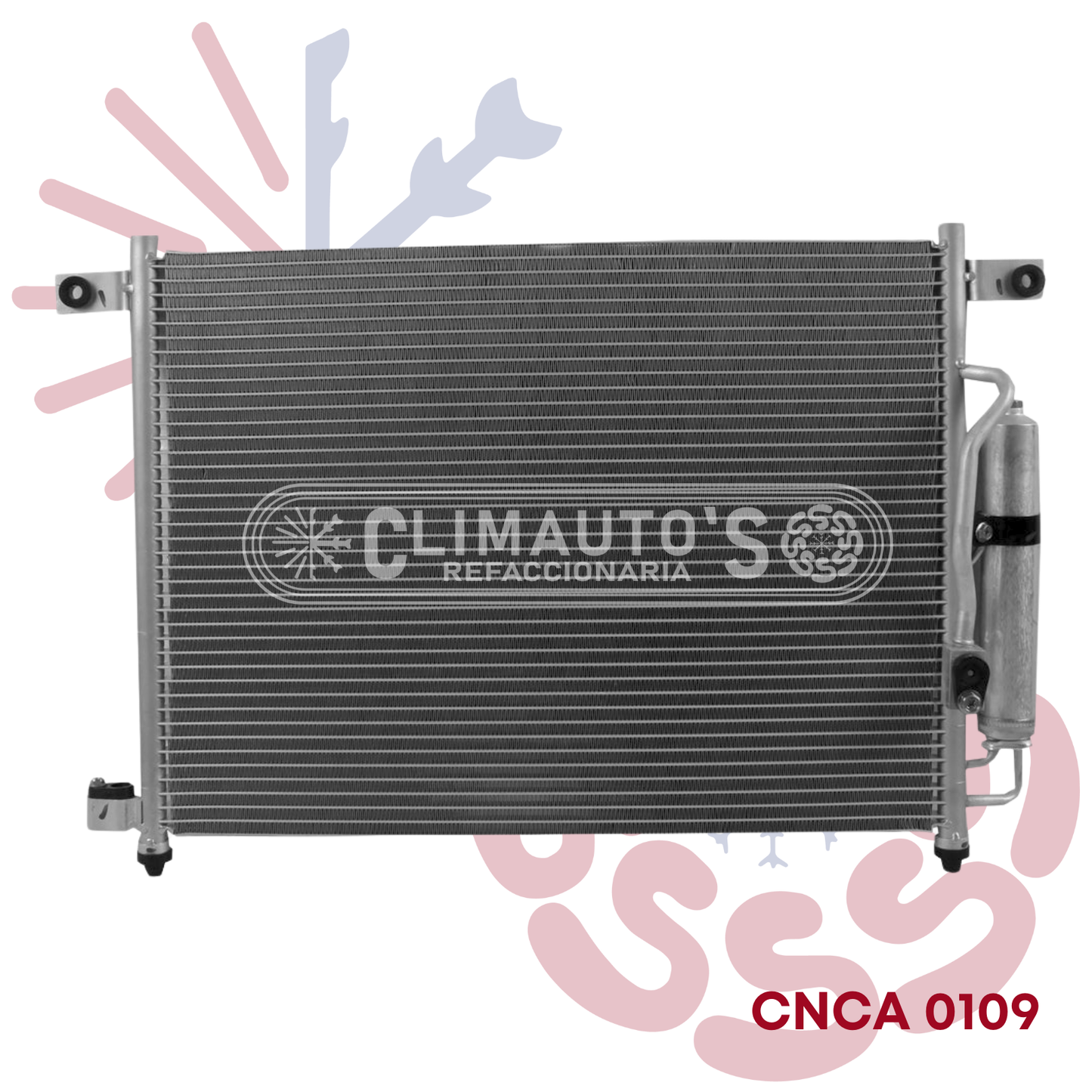 Condensador Suzuki Swift, Pontiac Wave5 / Chevrolet Aveo Año 2004-2010