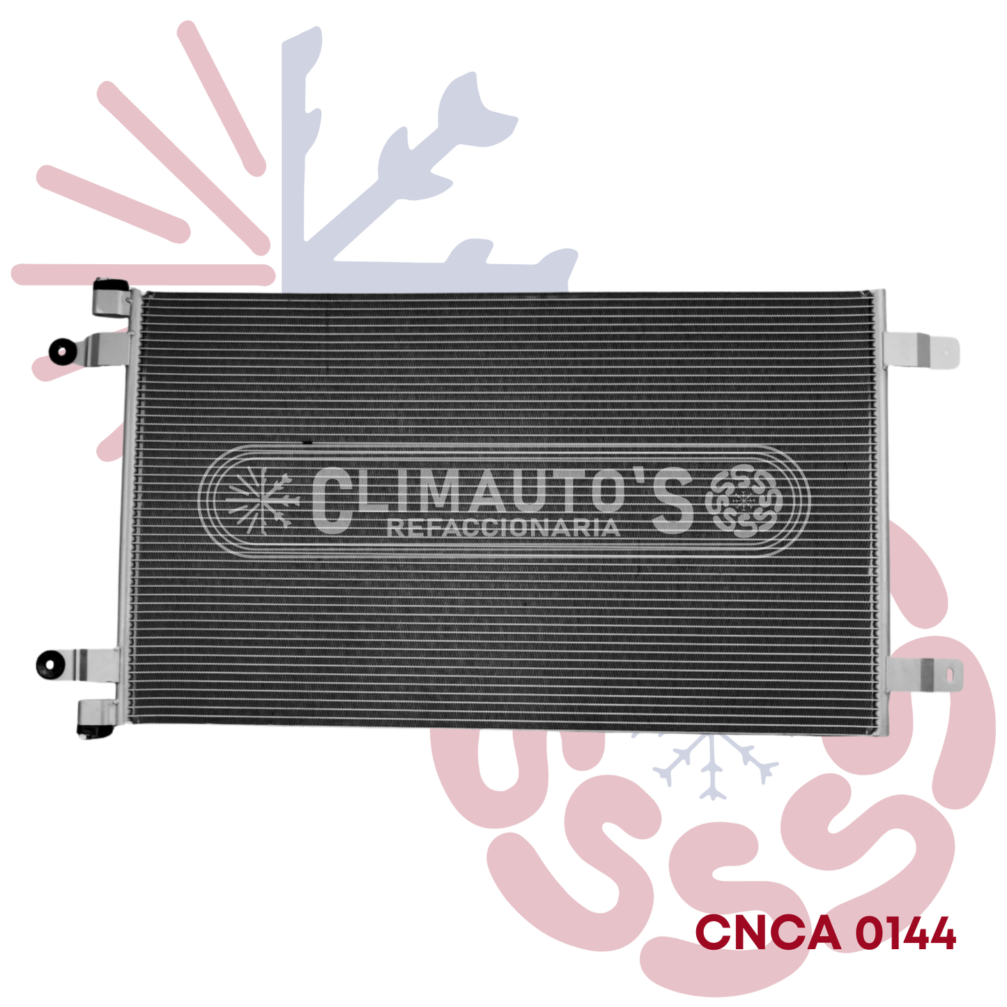 Condensador Kenworth T680, T880 / Peterbilt 567, 579, 587 89*50.7 cm Año 2013-2016