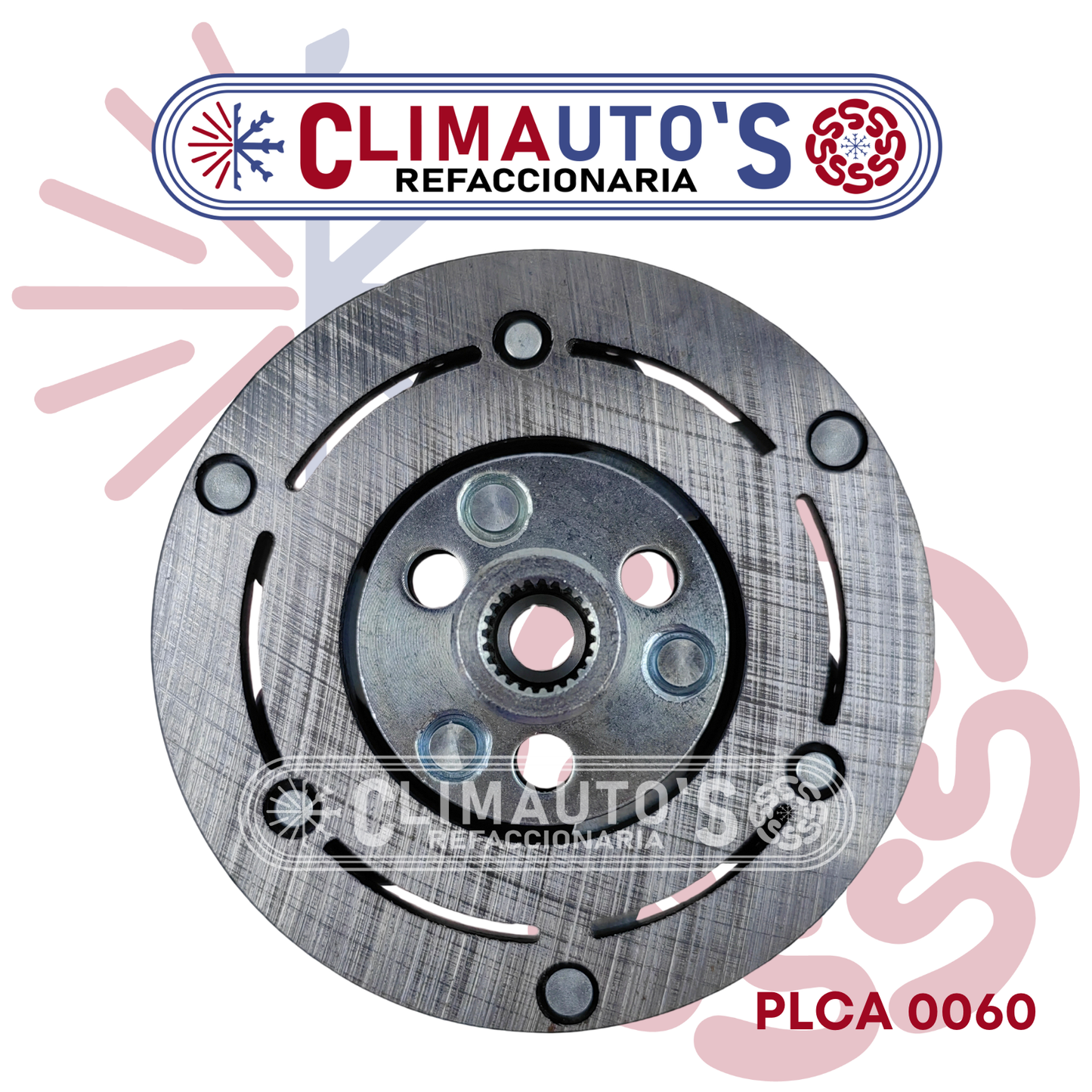 Plato de arrastre Volkswagen / Chevrolet Aveo (24 Muescas)