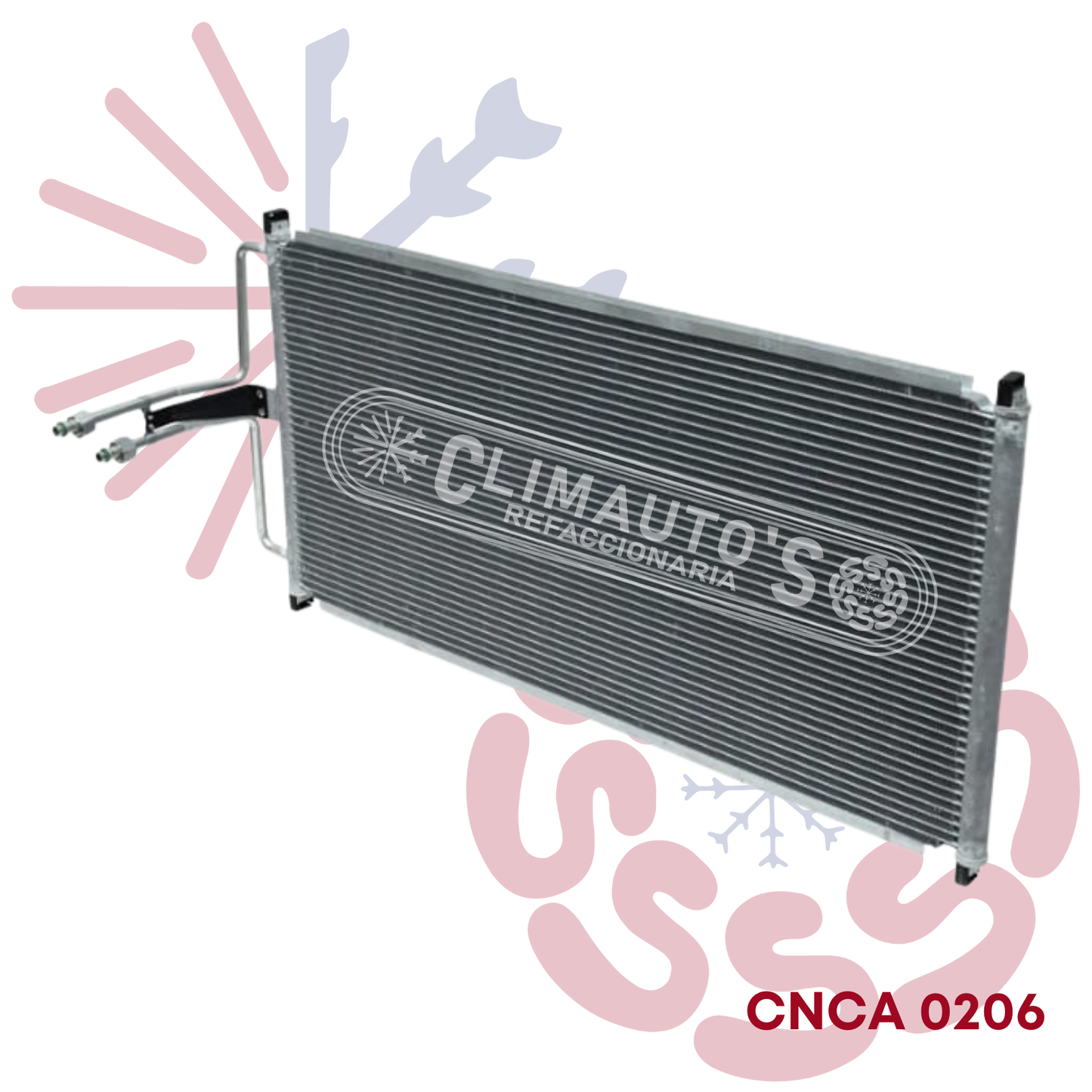 Condensador Ford F-150, F-250 / Lincoln Mark Lt Van Año 04-08, 07-09, 06-08