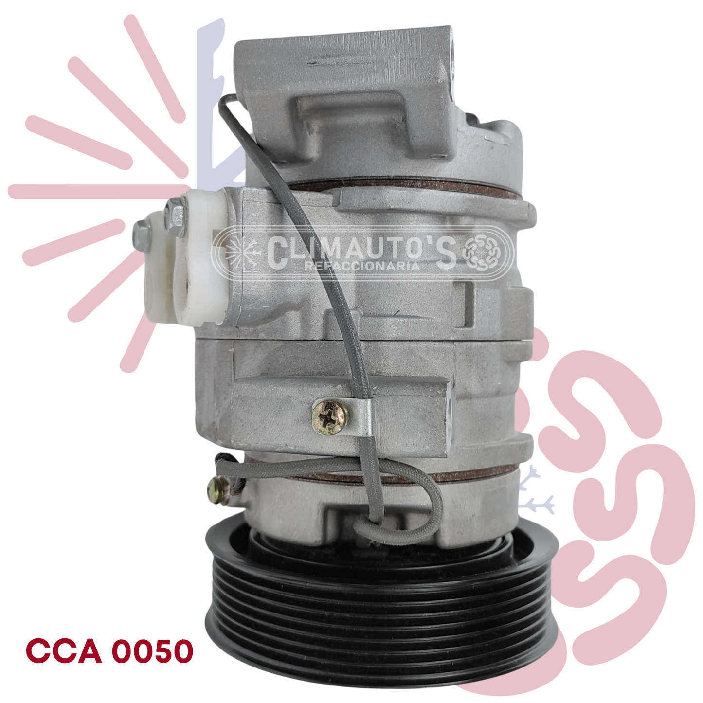 Compresor Toyota Hilux 7pk (Conexión lado derecho) Año 2012-2016