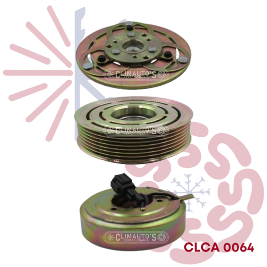 Clutch Nissan NV350 Urvan 7pk polea grande sin borde