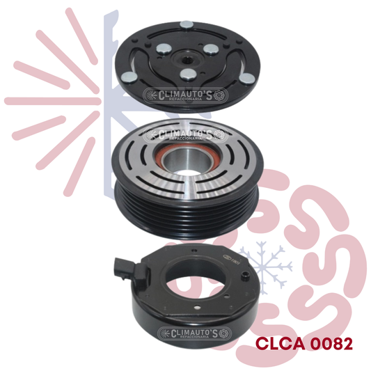 Clutch Toyota Vios, Corolla 6pk polea pequeña