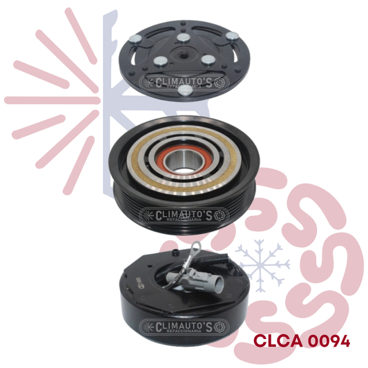 Clutch Toyota Hilux, Hiace 7pk polea grande