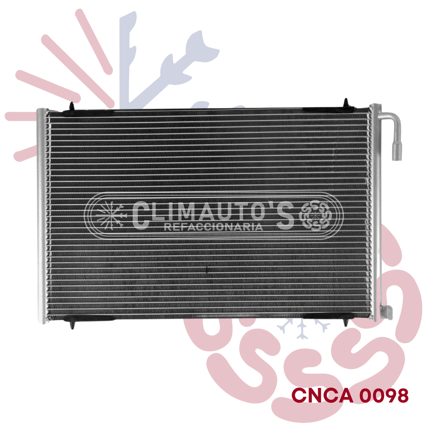 Condensador Peugeot 206 Año 2007-2010