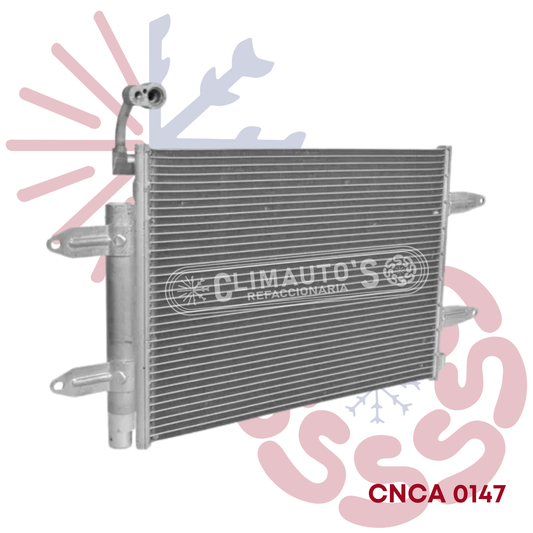 Condensador Volkswagen Gol, Saveiro, Sportvan, Polo, Lupo, Crossfox / Seat Ibiza Año 2003-2022