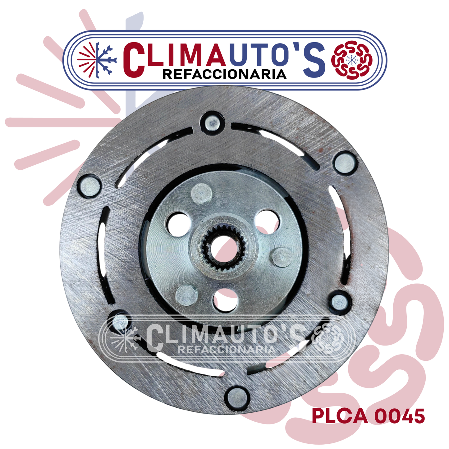 Plato de arrastre Volkswagen / Chevrolet Aveo Año 2019 (24 Muescas)