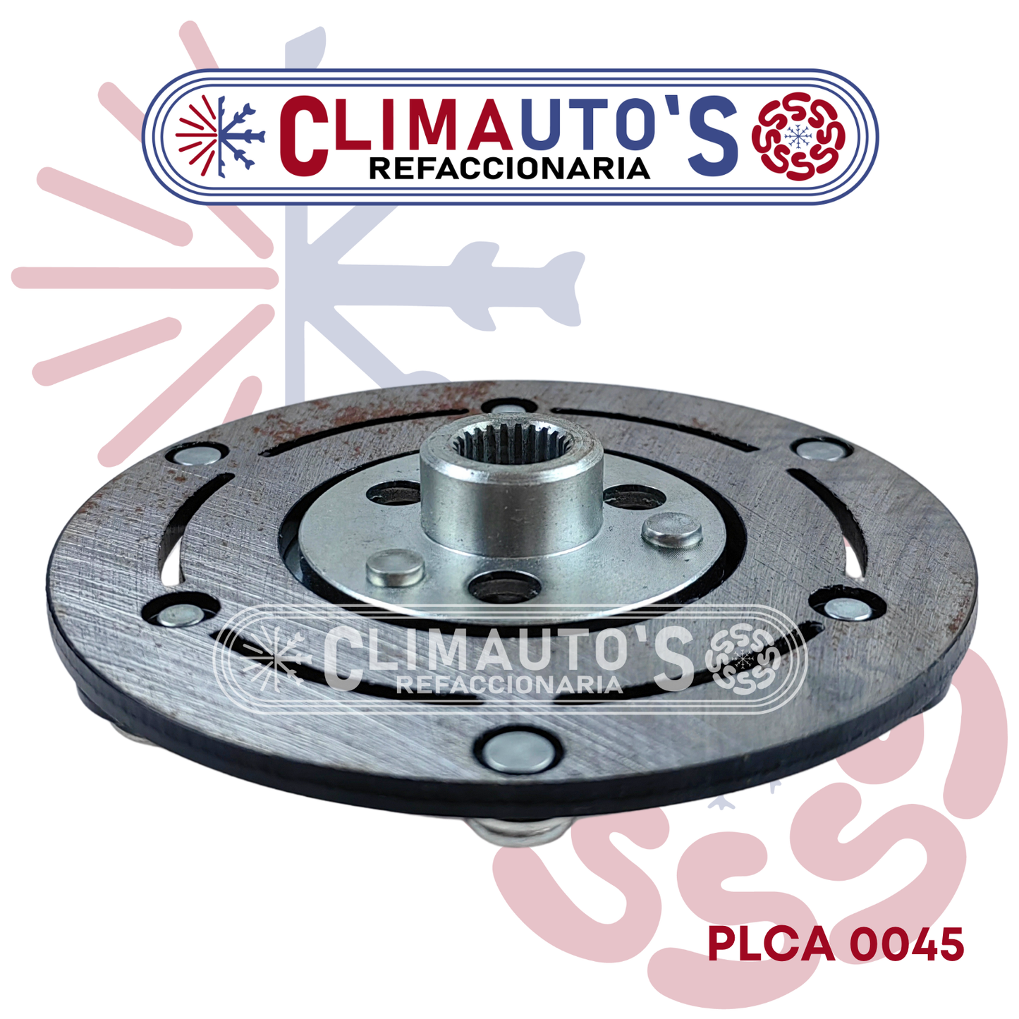 Plato de arrastre Volkswagen / Chevrolet Aveo Año 2019 (24 Muescas)