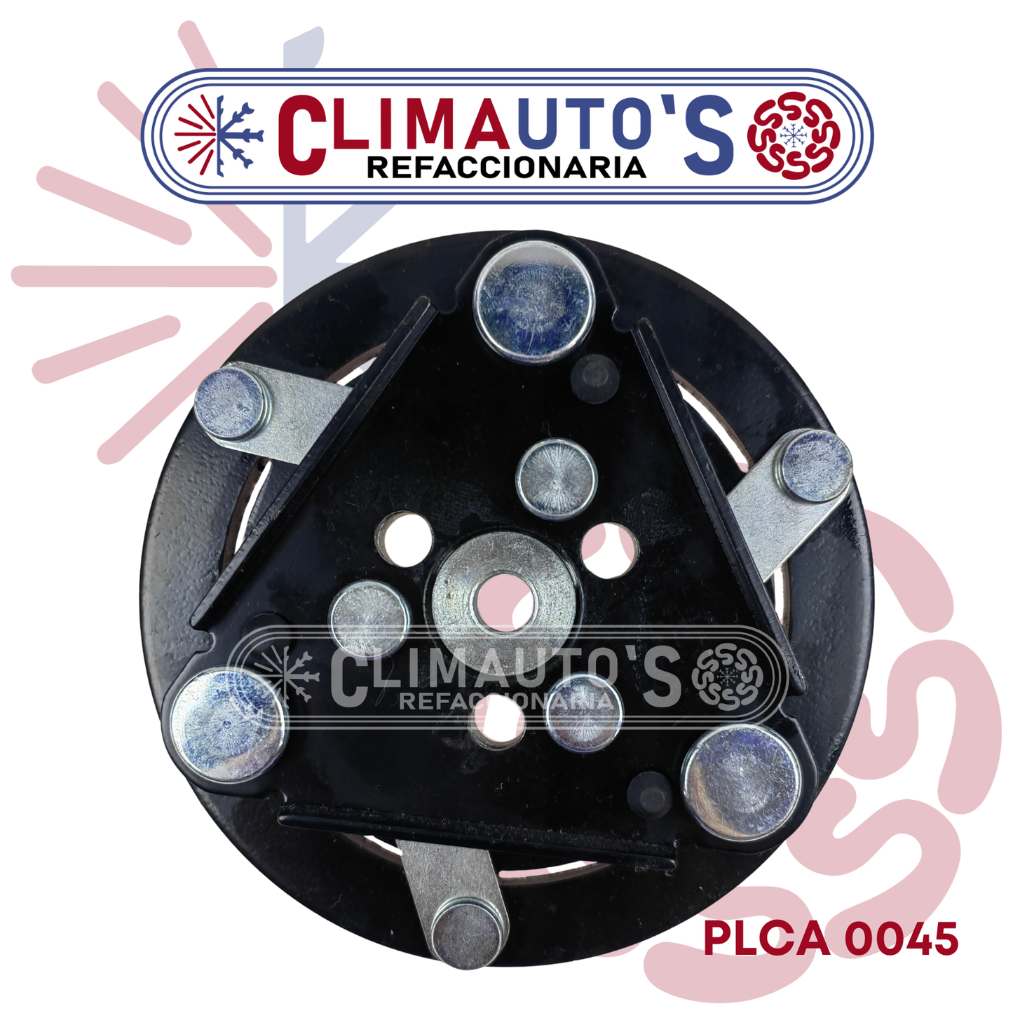 Plato de arrastre Volkswagen / Chevrolet Aveo Año 2019 (24 Muescas)