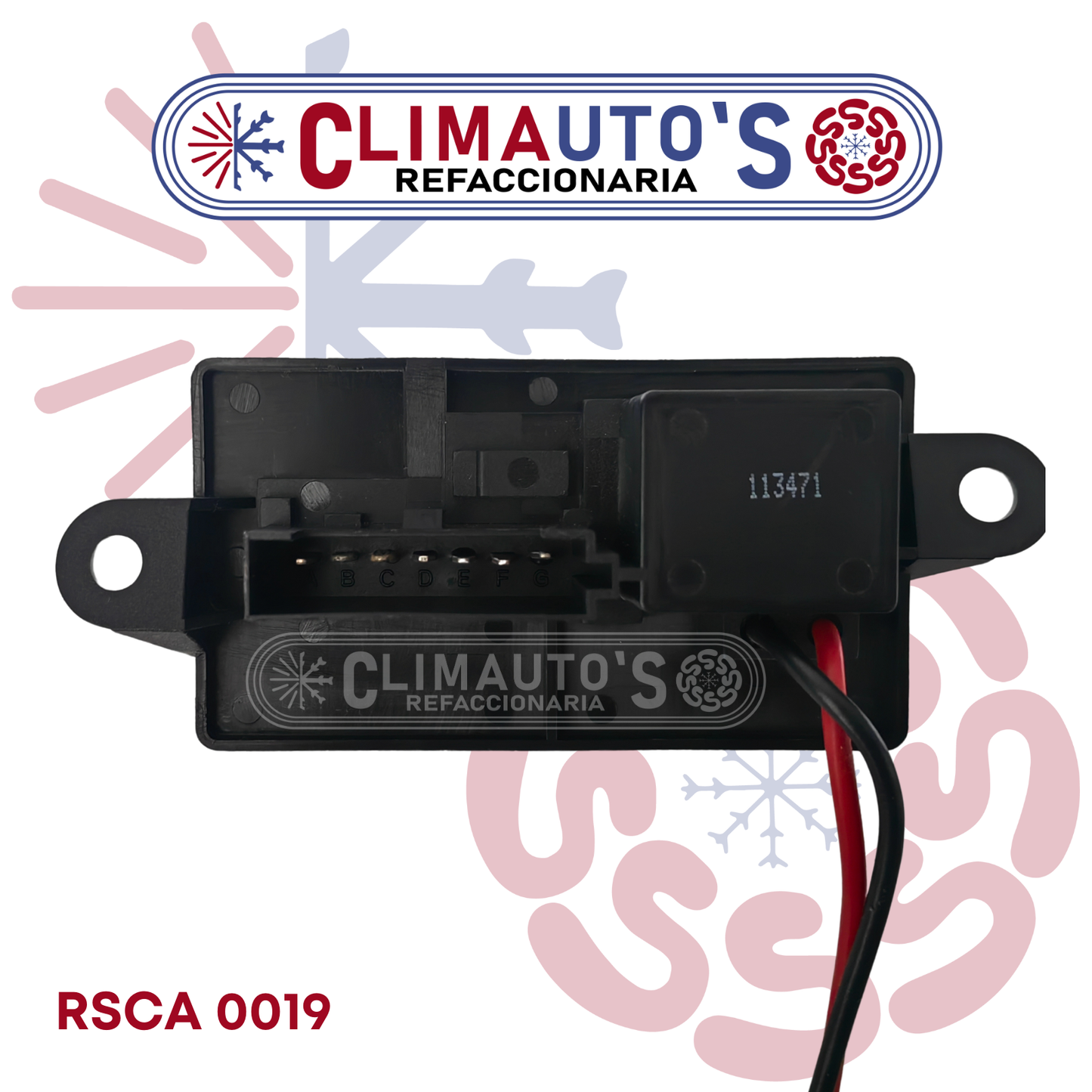 Resistencia Chevrolet Suburban, Silverado, Tahoe, Avalanche / Cadillac Escalade / GMC Sierra, Yukon Año 2003-2007