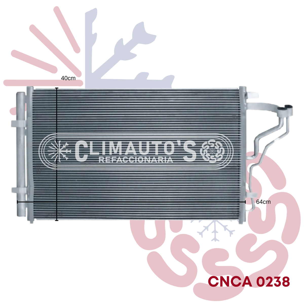 Condensador Hyundai Elantra Año 2014-2016
