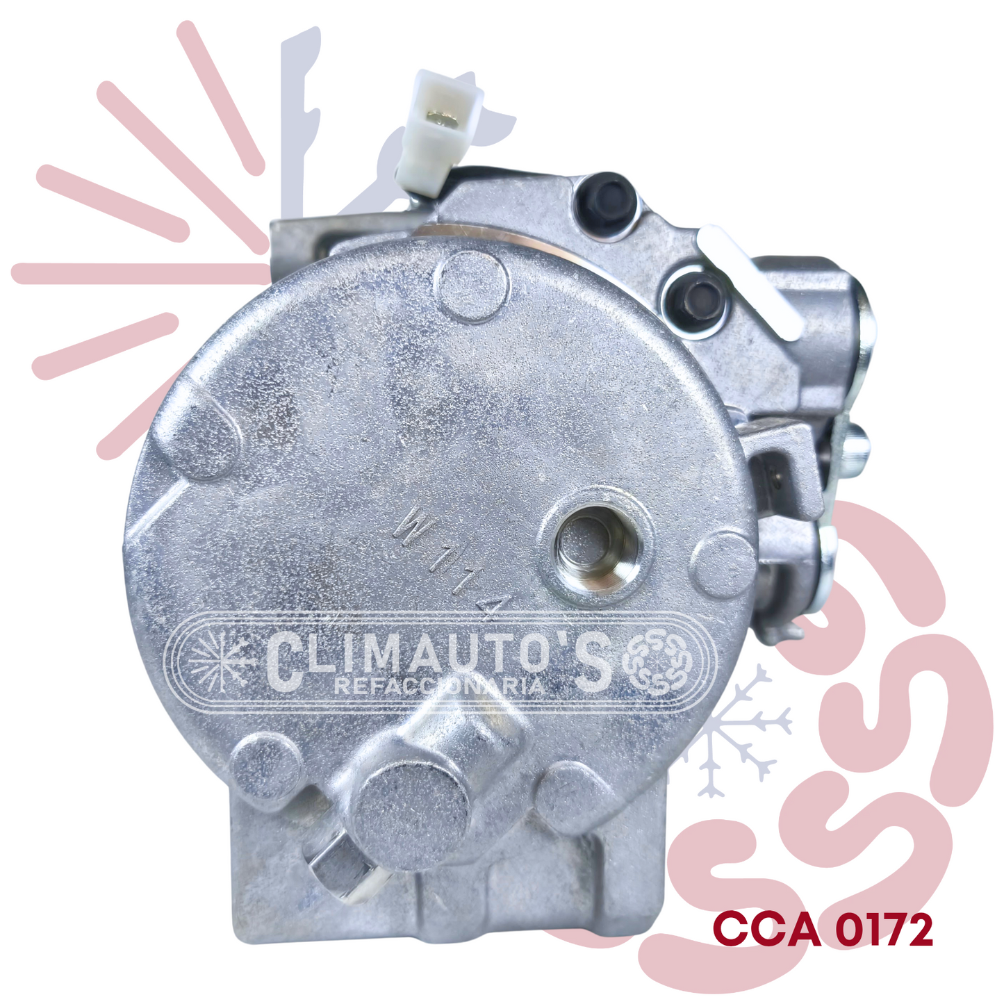 Compresor Freightliner Cascadia 10S15C Polea 8pk Año 2010-2011 (125mm)