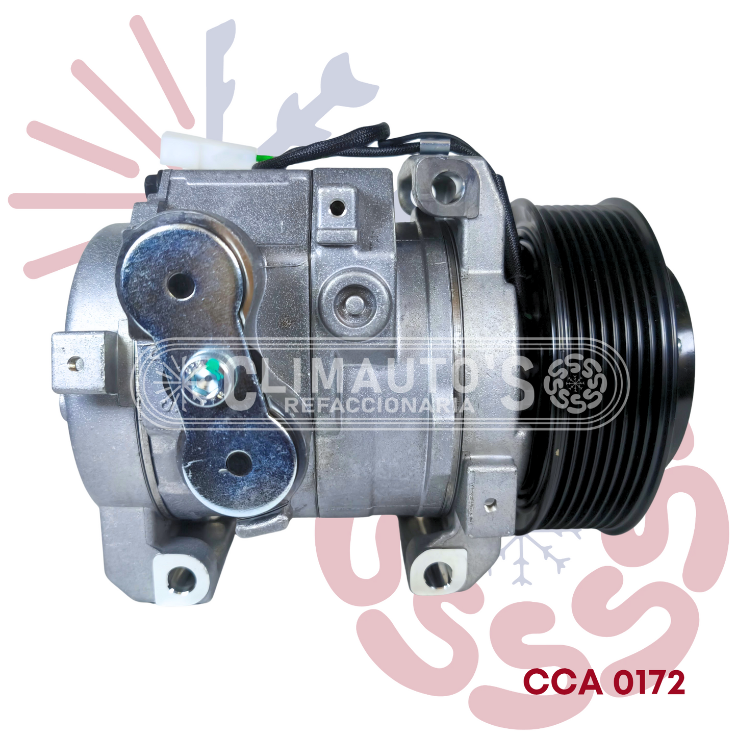 Compresor Freightliner Cascadia 10S15C Polea 8pk Año 2010-2011 (125mm)