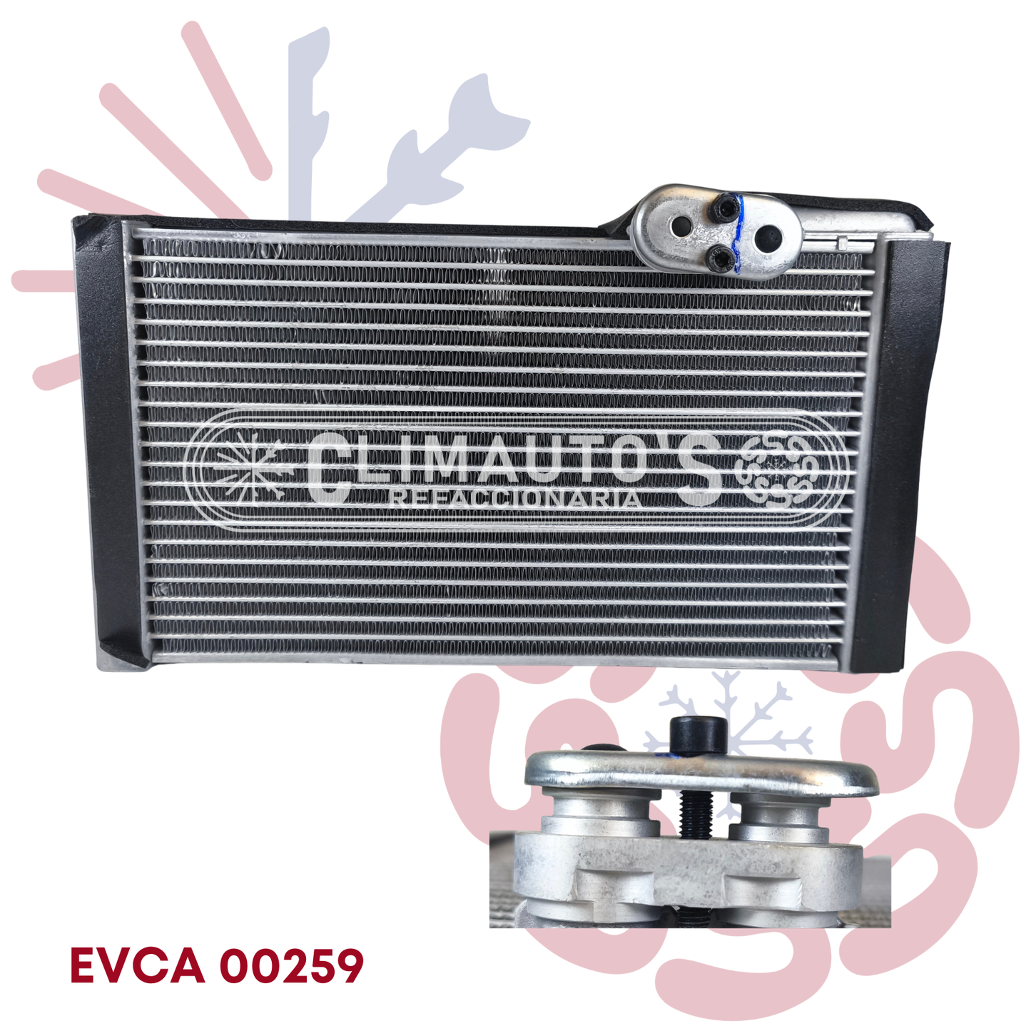 Evaporador Trasero Toyota Highlander 08-23, Sienna 11-20, Sequoia 08-19, Land Cruiser 08-21