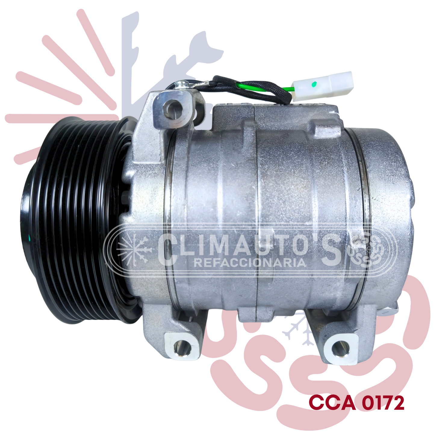 Compresor Freightliner Cascadia 10S15C Polea 8pk Año 2010-2011 (125mm)