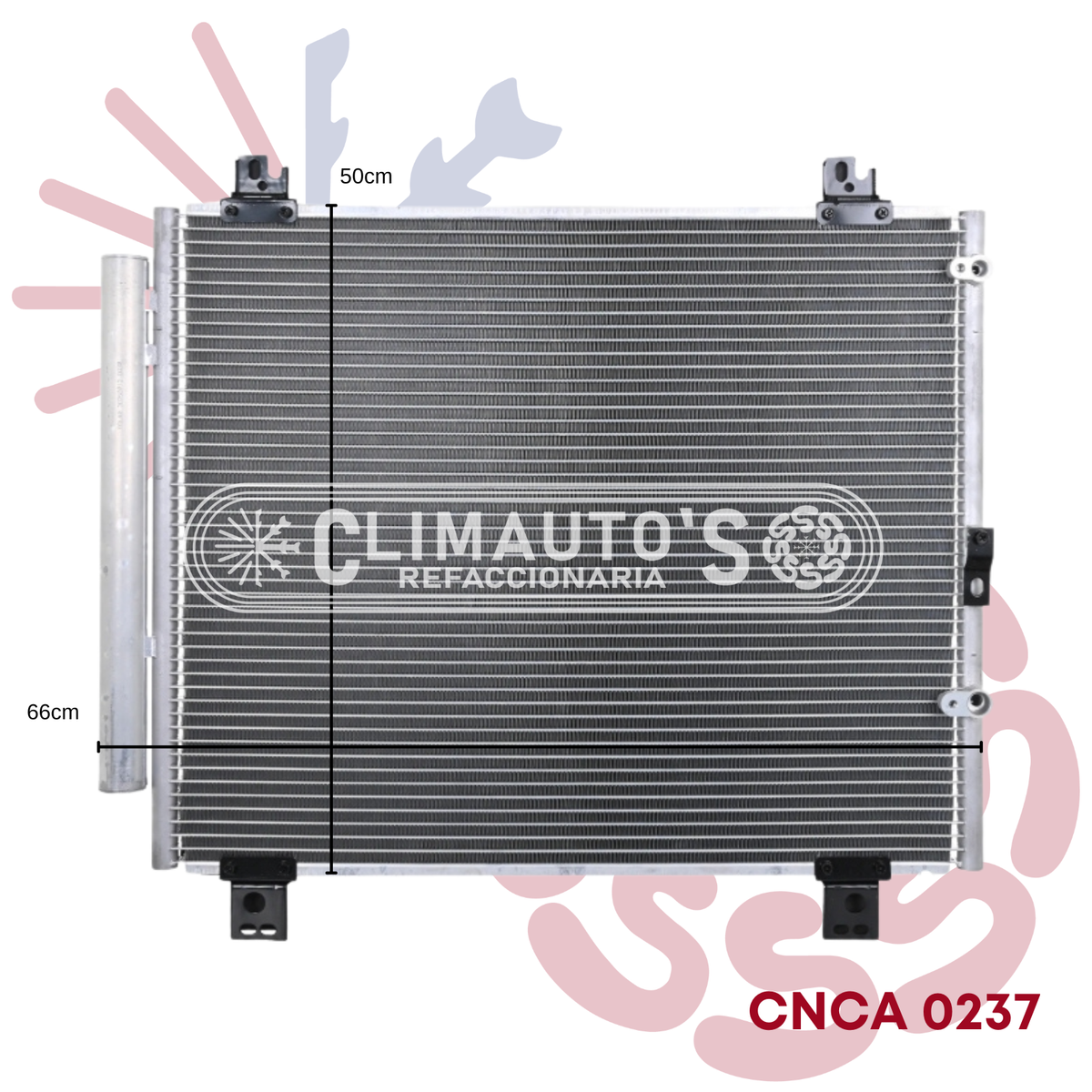 Condensador Toyota Hiace Año 2006-2019